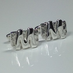 Jkhoo Designs Personalised Silver Cuff Links